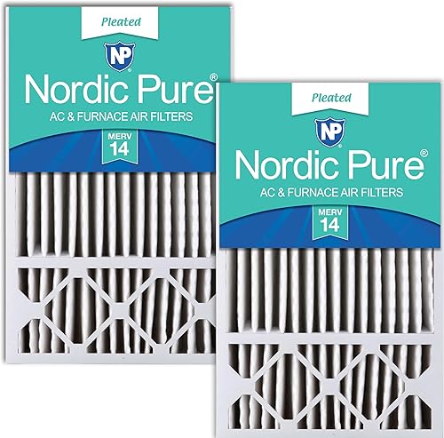 Nordic Pure - Filtro de aire, 16x25x416x25x5 (4-38 Actual Depth)
