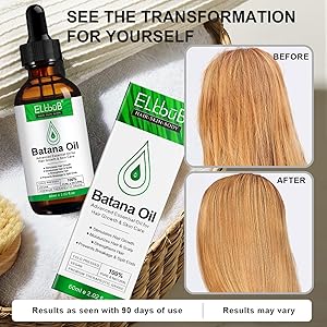 Dr. Sebi Raw Batana Oil - Hair Growth Oil for Men & Women, Sourced from Honduras, Pure & Unrefined, Nourishing Scalp & Hair, Promotes Hair Thickness, Prevents Hair Loss