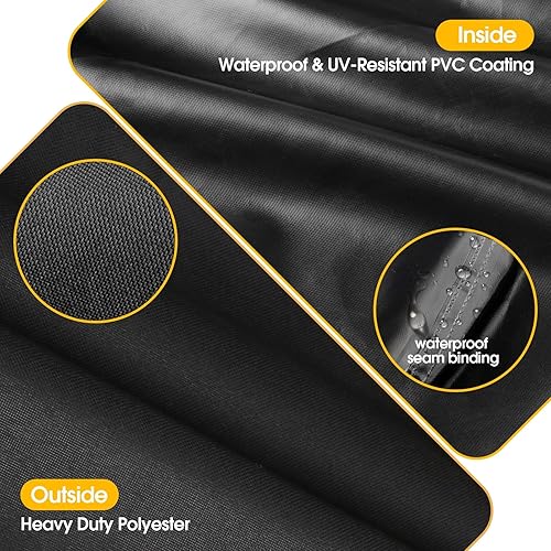 Miniatura 4 de Cubierta de parrilla para Blackstone 15551550 Tailgater Combo de parrilla de gas y parrilla, cubierta de parrilla resistente al agua al aire libre