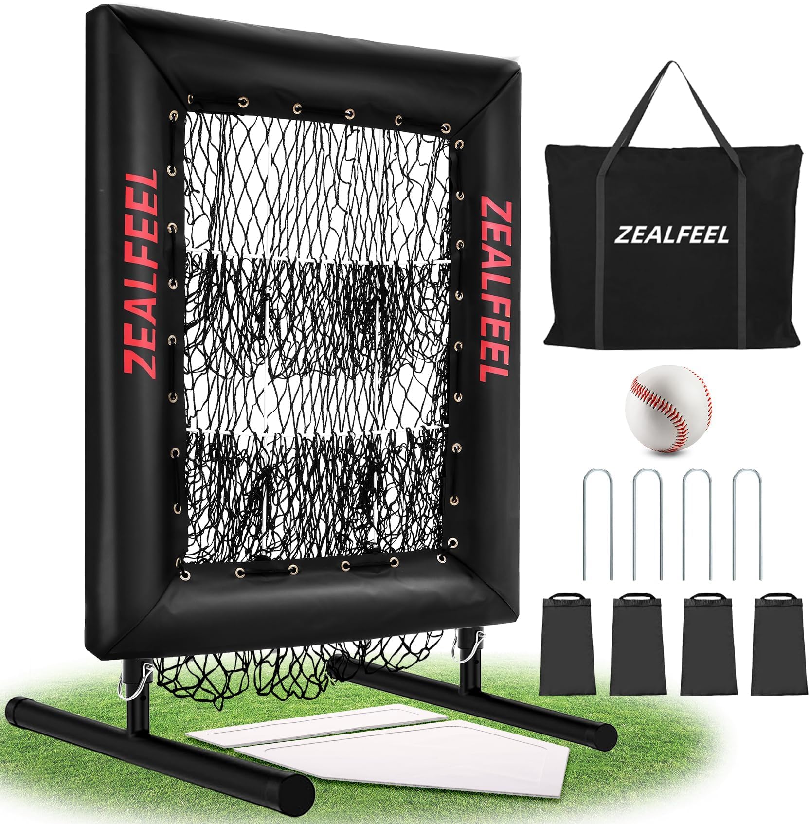 ZEALFEEL Baseball Pitching Net Pro
