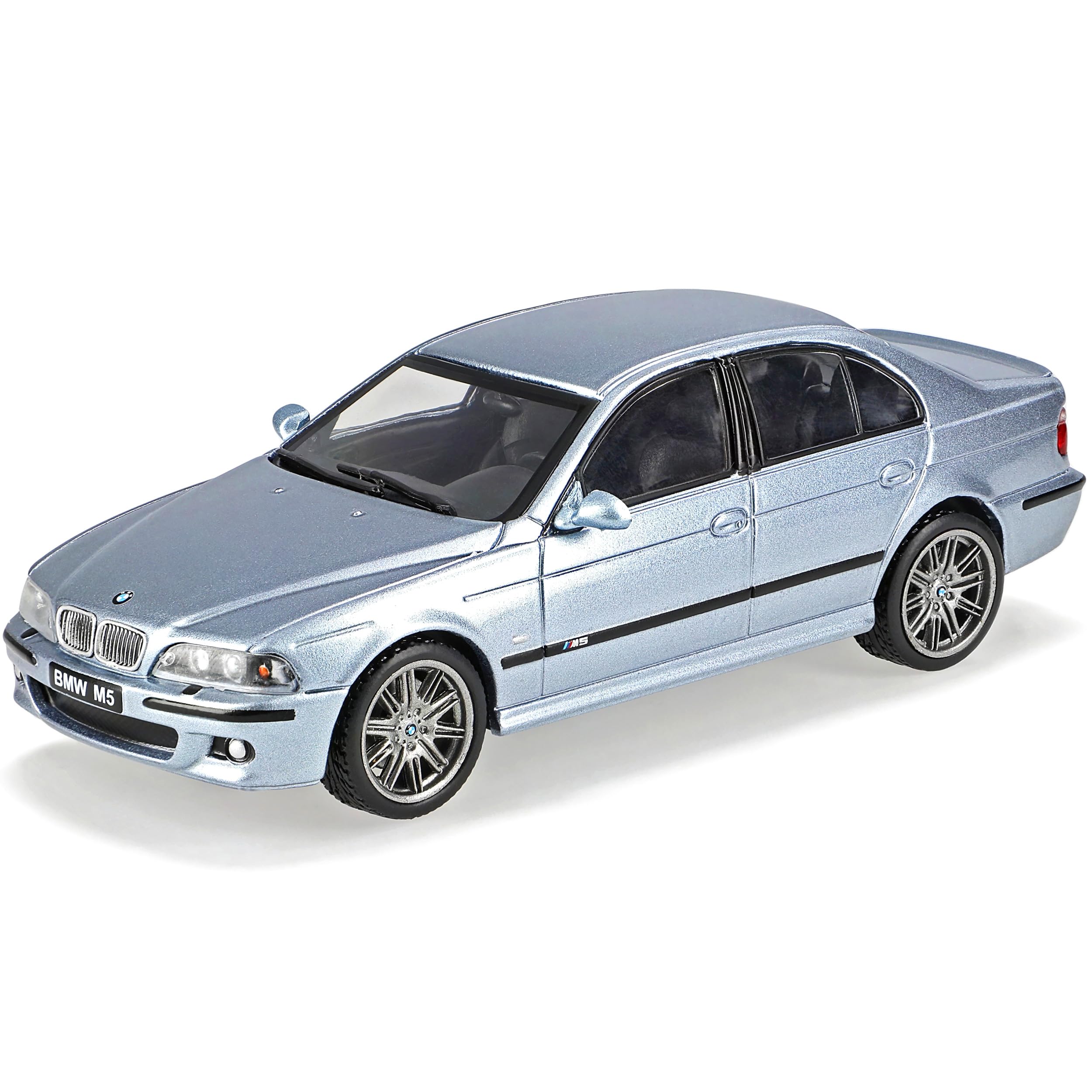 Generisch B*M*W 5er E39 M5 Limousine Wasser Silber Blau 1995-2004 1/43 Solido Modell Auto