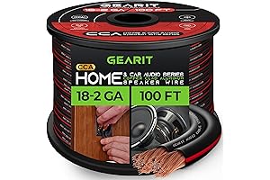GearIT Pro Series 18 AWG Speaker Wire: The Ultimate Audio Connection for Your Entertainment Haven
