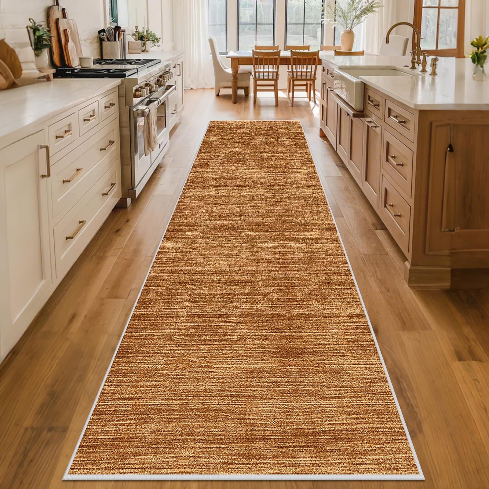 Teppich Läufer Flur Lang 50 x 300 cm Waschbar Teppichläufer Flur Läufer Teppich rutschfest Küchenteppich Flurläufer Teppich Läufer für Küche Eingang Korridor Wohnzimmer Schlafzimmer