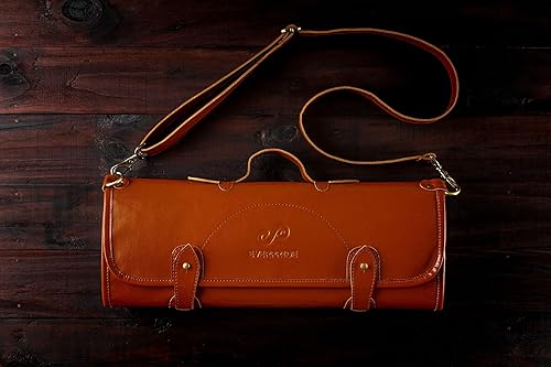 Miniatura 7 de EVERPRIDE Bolsa enrollable para cuchillos de chef, bolsa duradera para cuchillos de chef, práctica funda con capacidad para 10 cuchillos de hasta 18