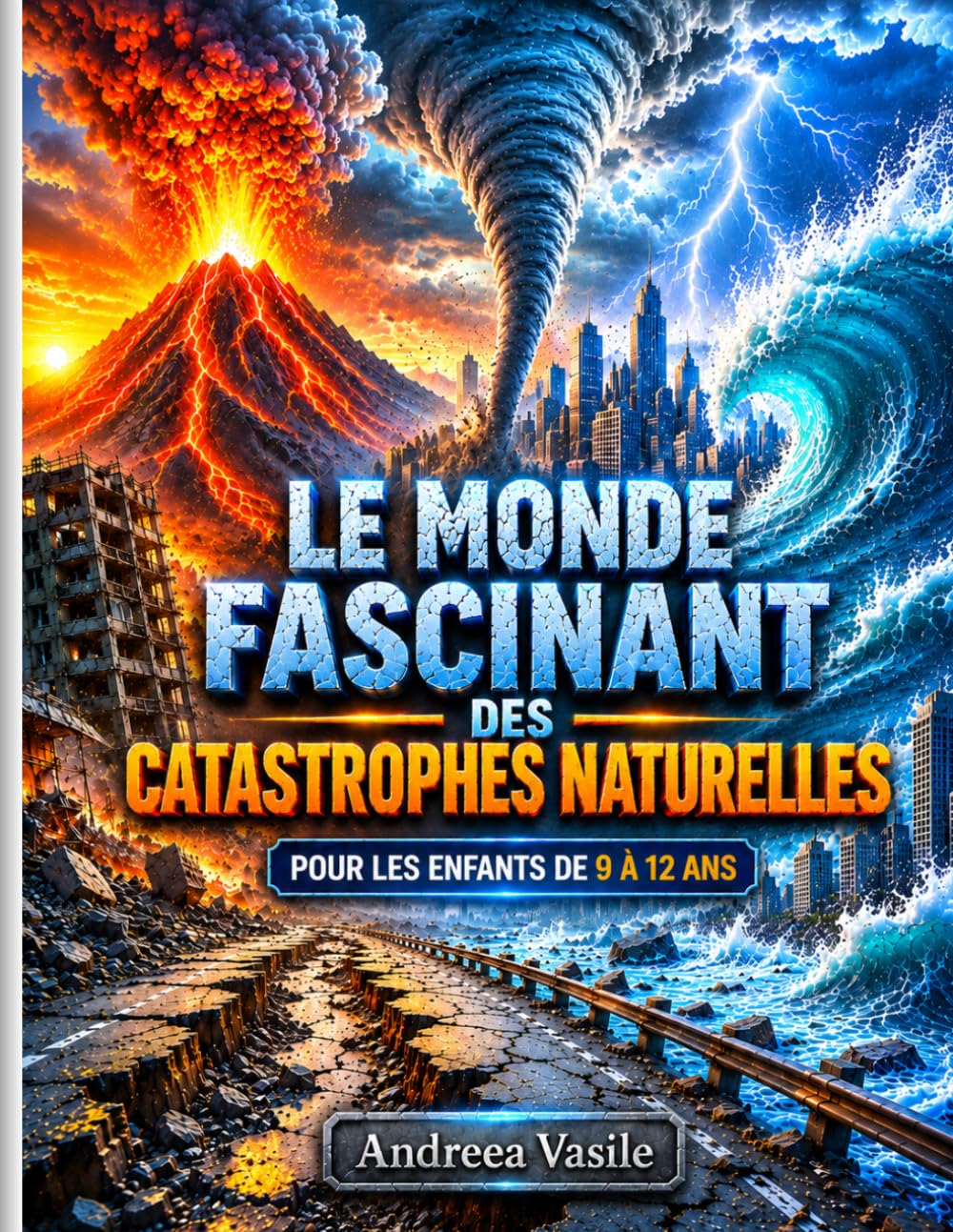 Le monde fascinant des catastrophes naturelles: Guide éducatif illustré sur les tremblements de terre, volcans, tornades, tsunamis et les forces ... les enfants de 9 à 12 ans (French Edition)