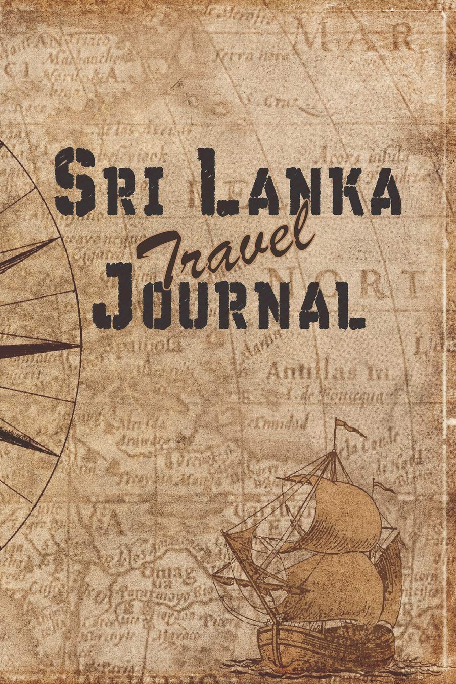 Sri Lanka Travel Journal: 6x9 Travel Notebook with prompts and Checklists perfect gift for your Trip to Sri Lanka for every Traveler