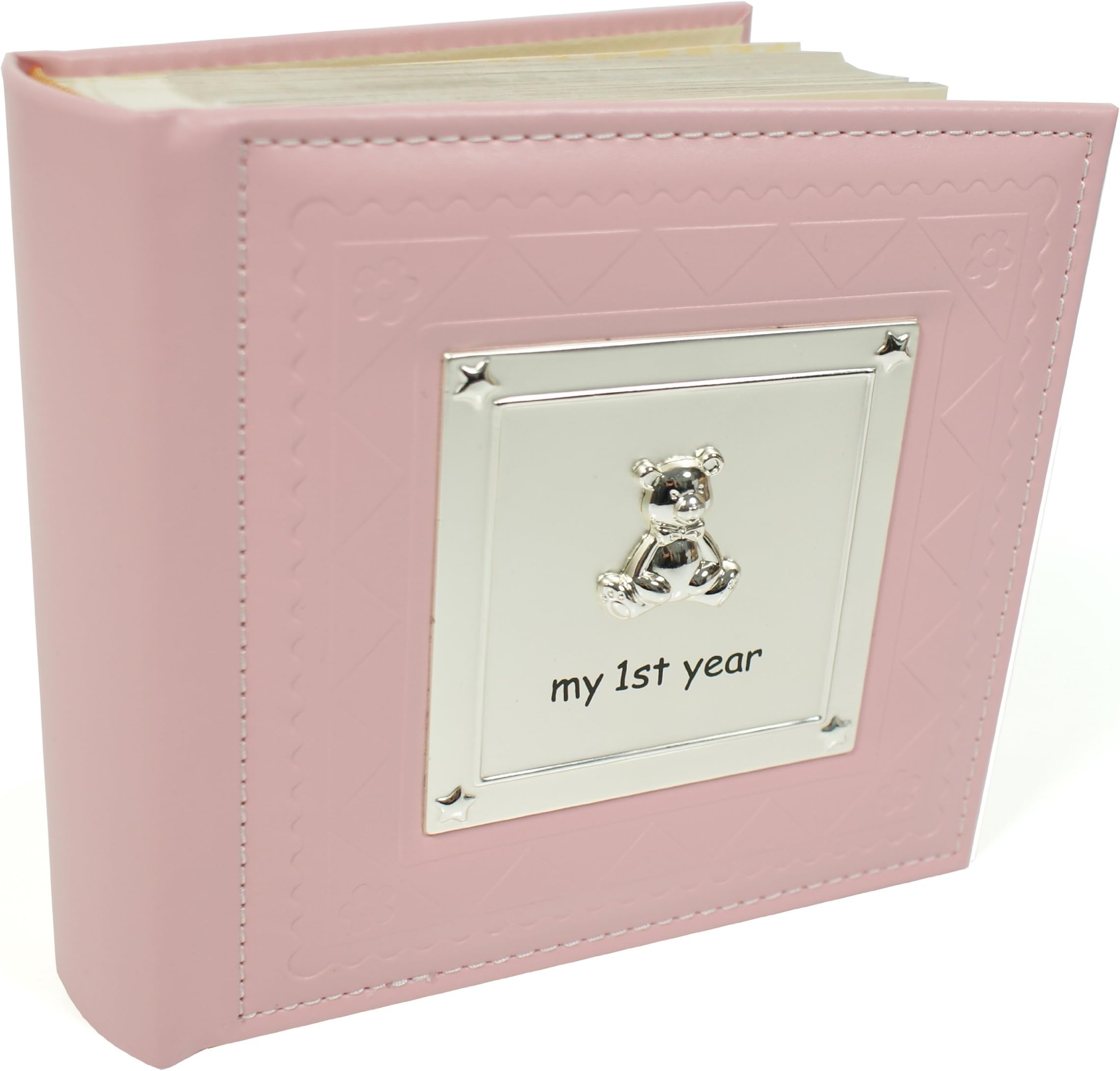 Joe Davies First Year Pink Baby Girl Album Gift 77803, Card and Paper, Photo Size 6x4