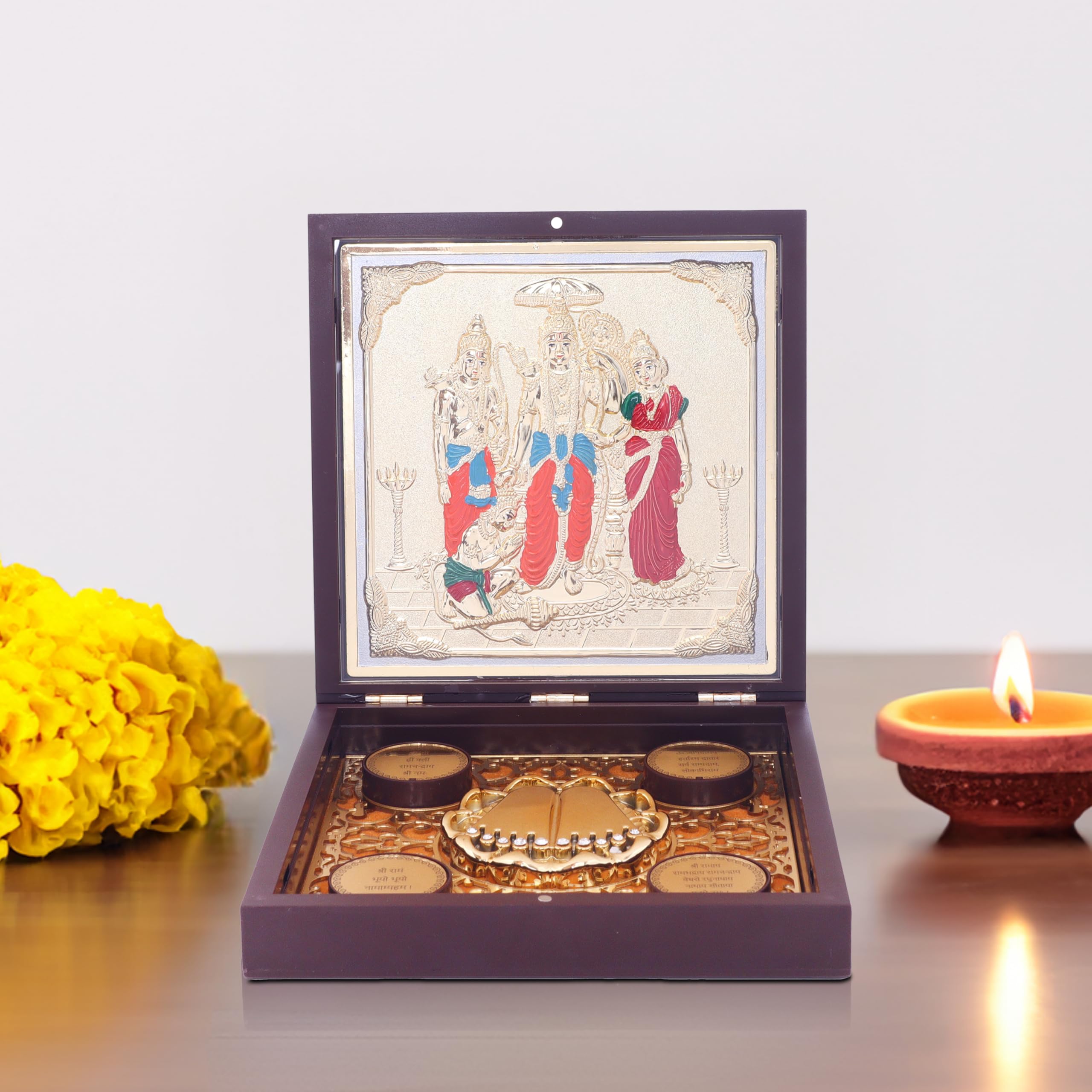 Gold Plated Jesus Idol - Religious Gift Set -10