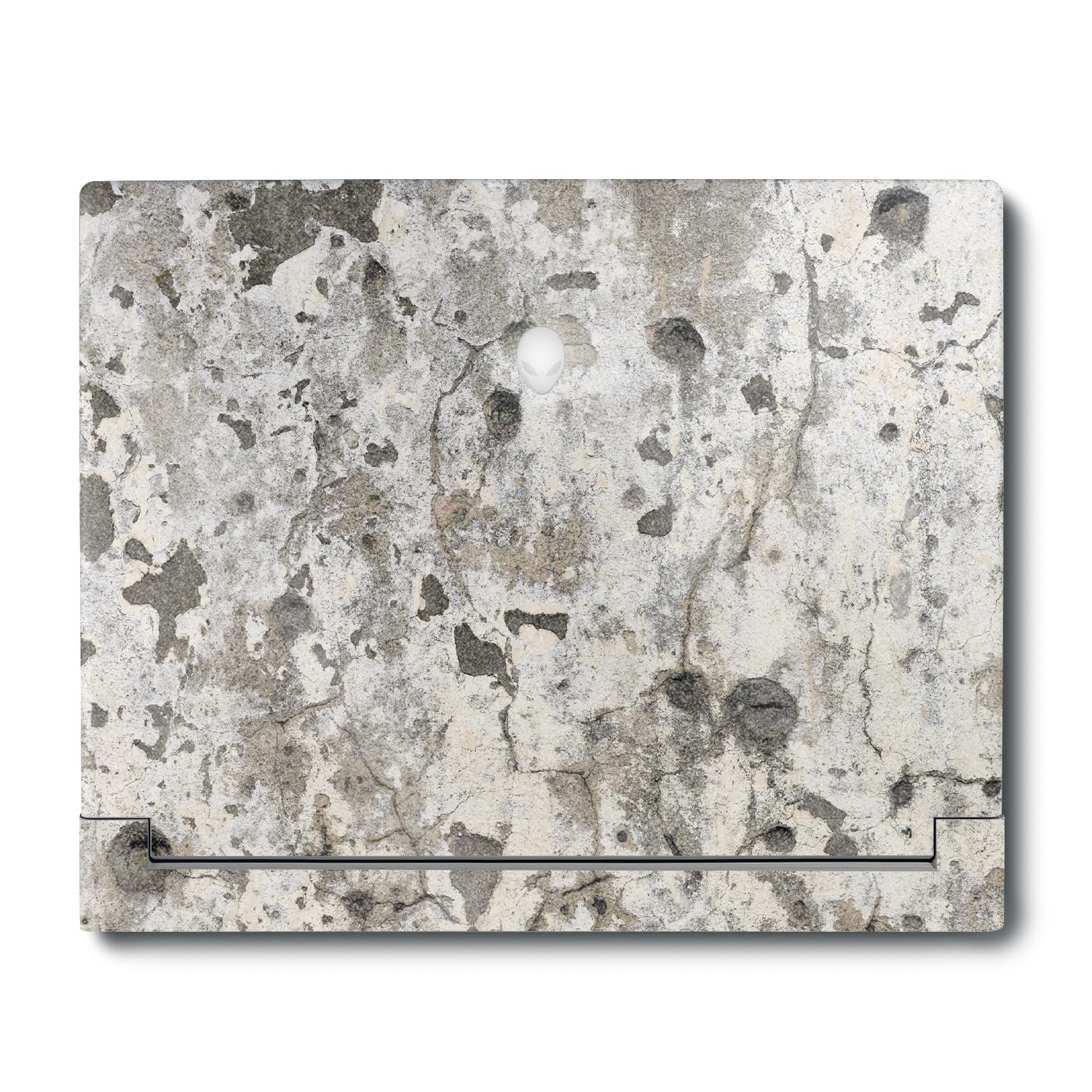 MightySkins Glossy Glitter Skin Compatible with Alienware X16 R1 (2023) Full Wrap Kit - Blasted Concrete | Protective, Durable High-Gloss Glitter Finish | Easy to Apply | Made in The USA