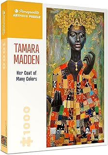 Pomegranate Tamara Madden: Her Coat of Many Colors 1000-Piece Jigsaw Puzzle