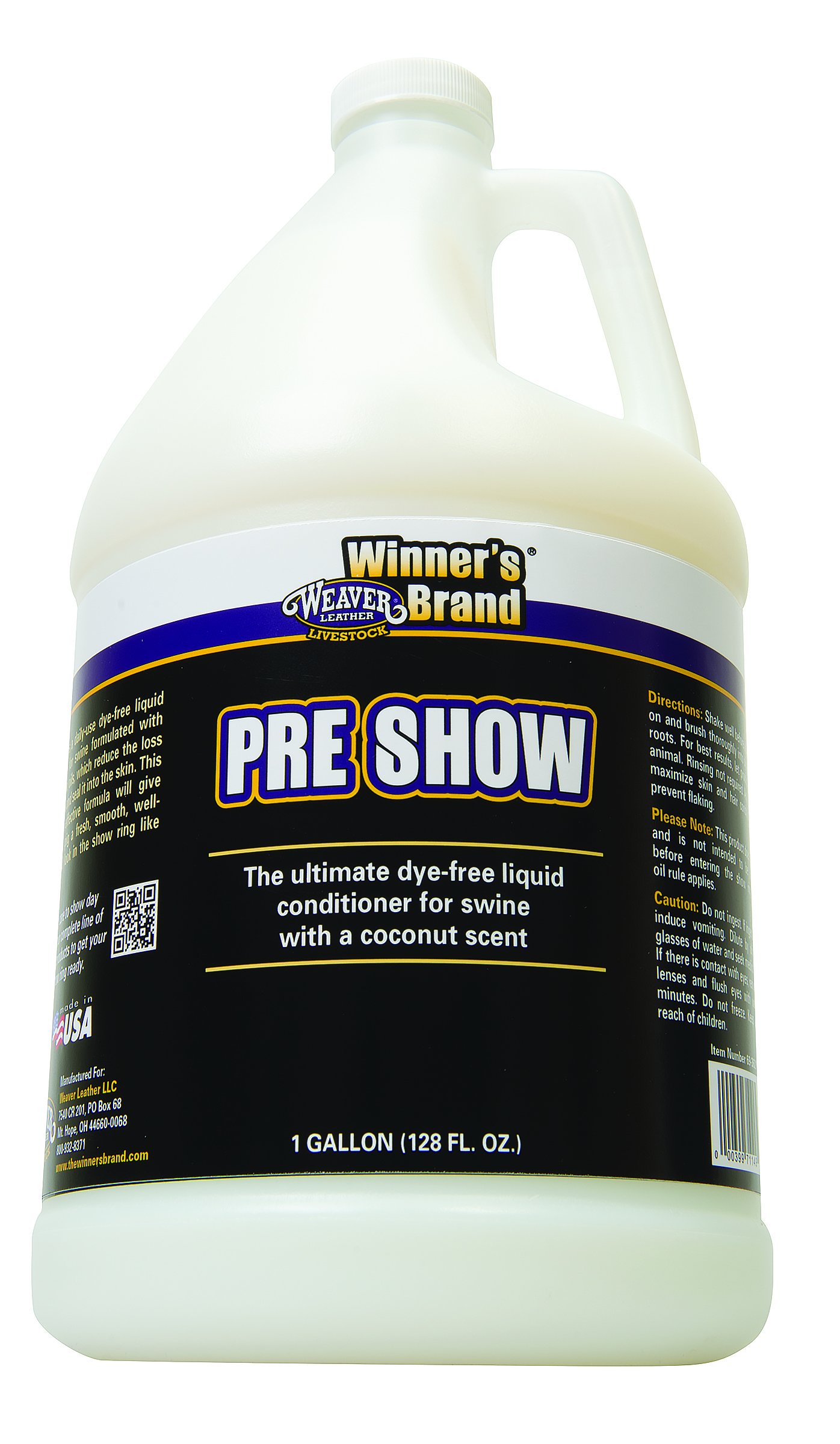 Weaver Leather Livestock Winner's Brand Preshow Conditioner, 1 Quart
