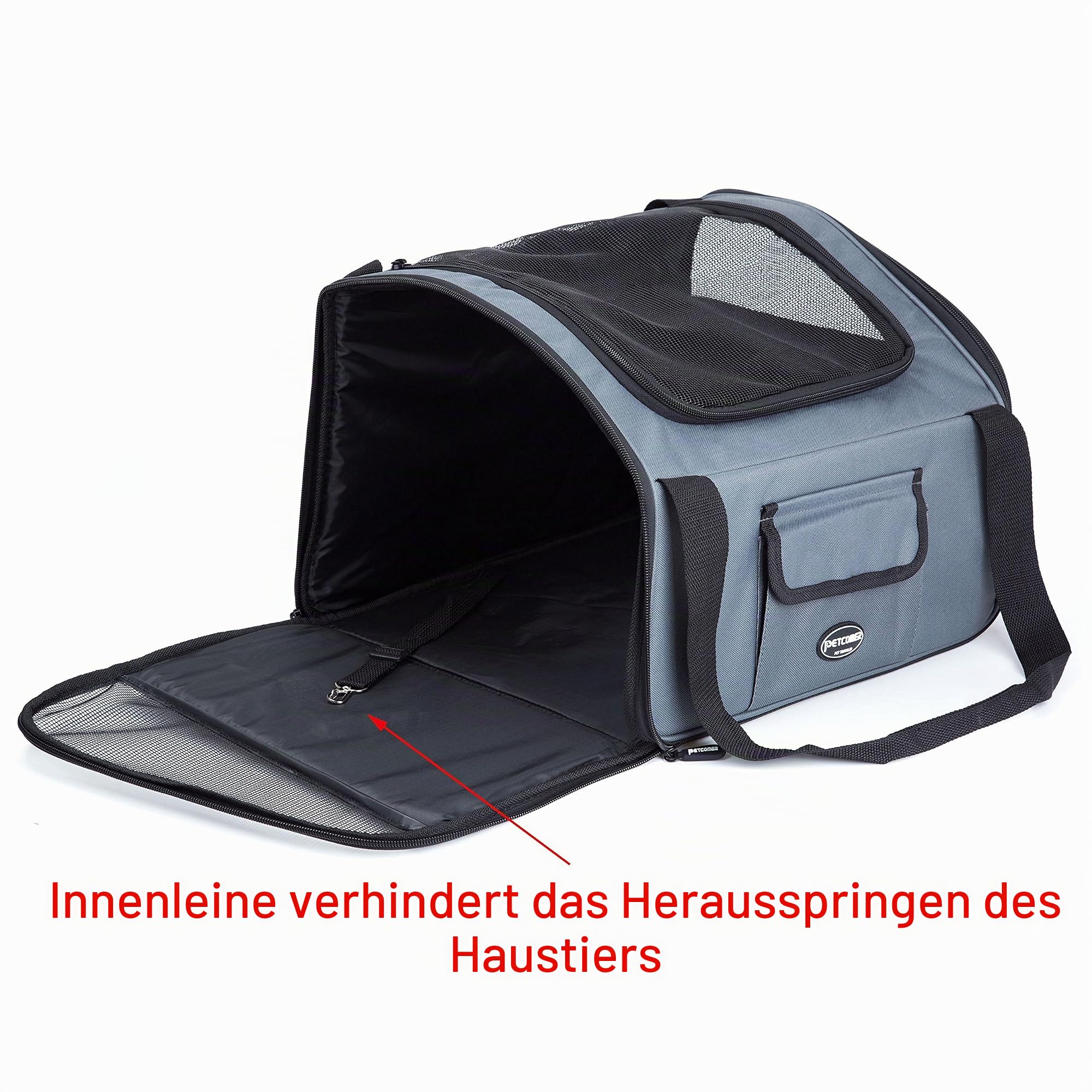 Autositz für Haustiere, faltbar, Transportbox für Hund/Katze