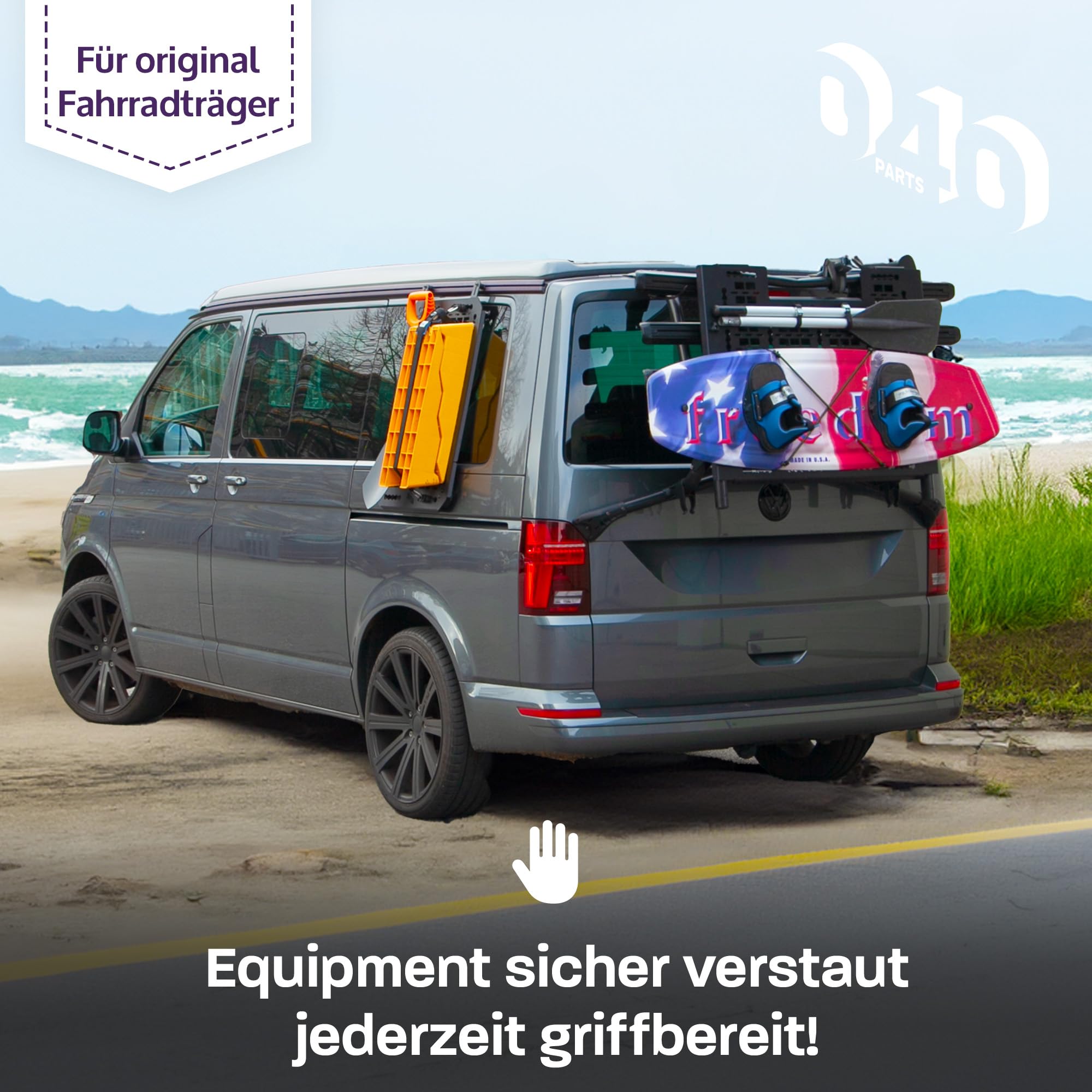 Molle Board do VW T6.1 T6 bagażnik rowerowy akcesoria offroad organizer
