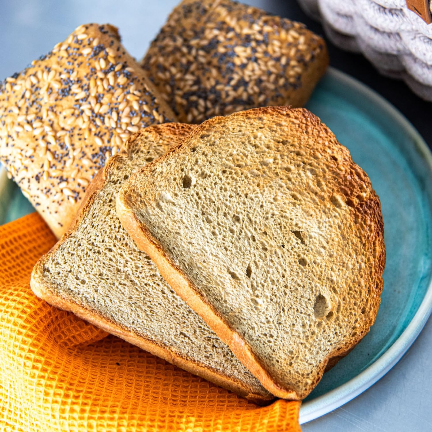 STEINER´s Low Carb High Protein Toast | 88% weniger Kohlenhydrate | high protein | nur 0,9g Net-Carbs | 22g Eiweiß (4x280g)