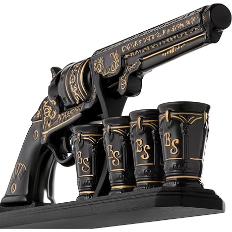 Gun Alcohol Bottle Set