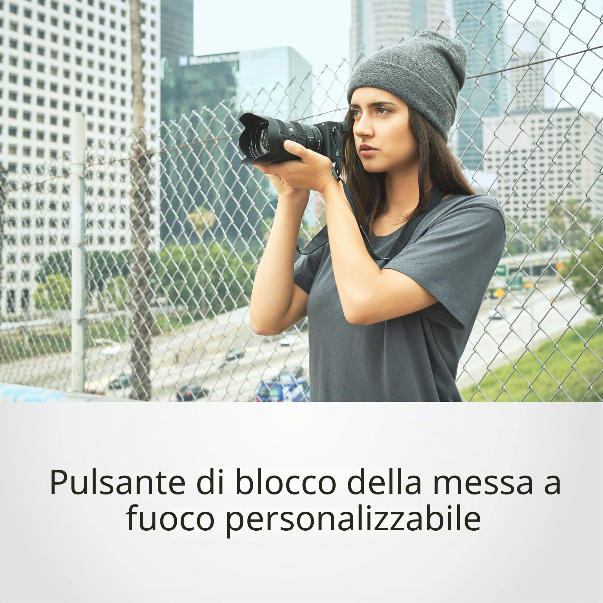 Sony SEL1655G – Obiettivo zoom standard 16–55 mm F2.8 G per APS-C (diaframma costante, luminoso, attacco E-Mount, ideale per l'uso quotidiano, reportage e video, compatibile con ZV-E10, A6400, A6700)