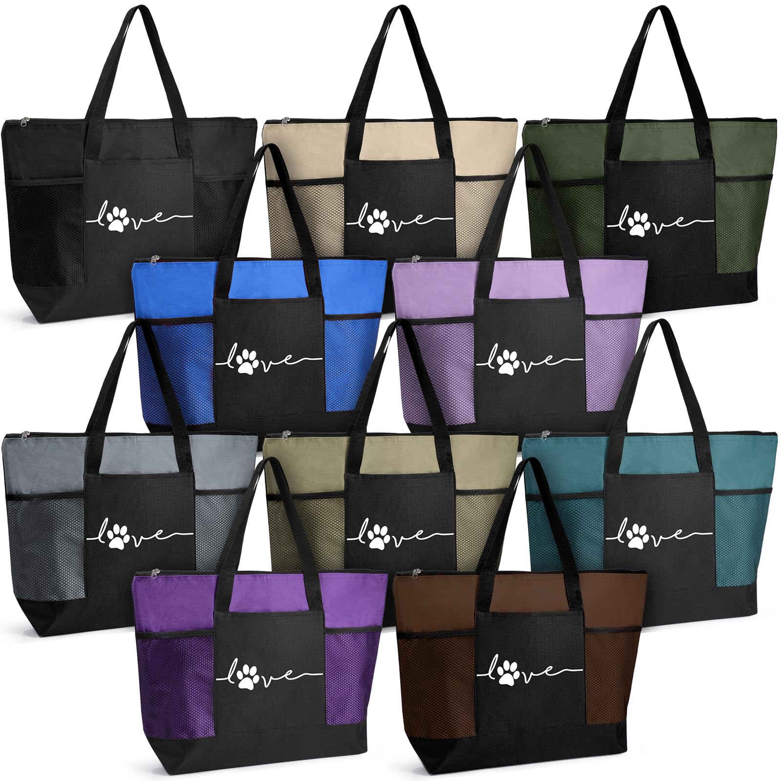 Locmeo 10 Pcs Veterinary Assistant Appreciation Tote Bags