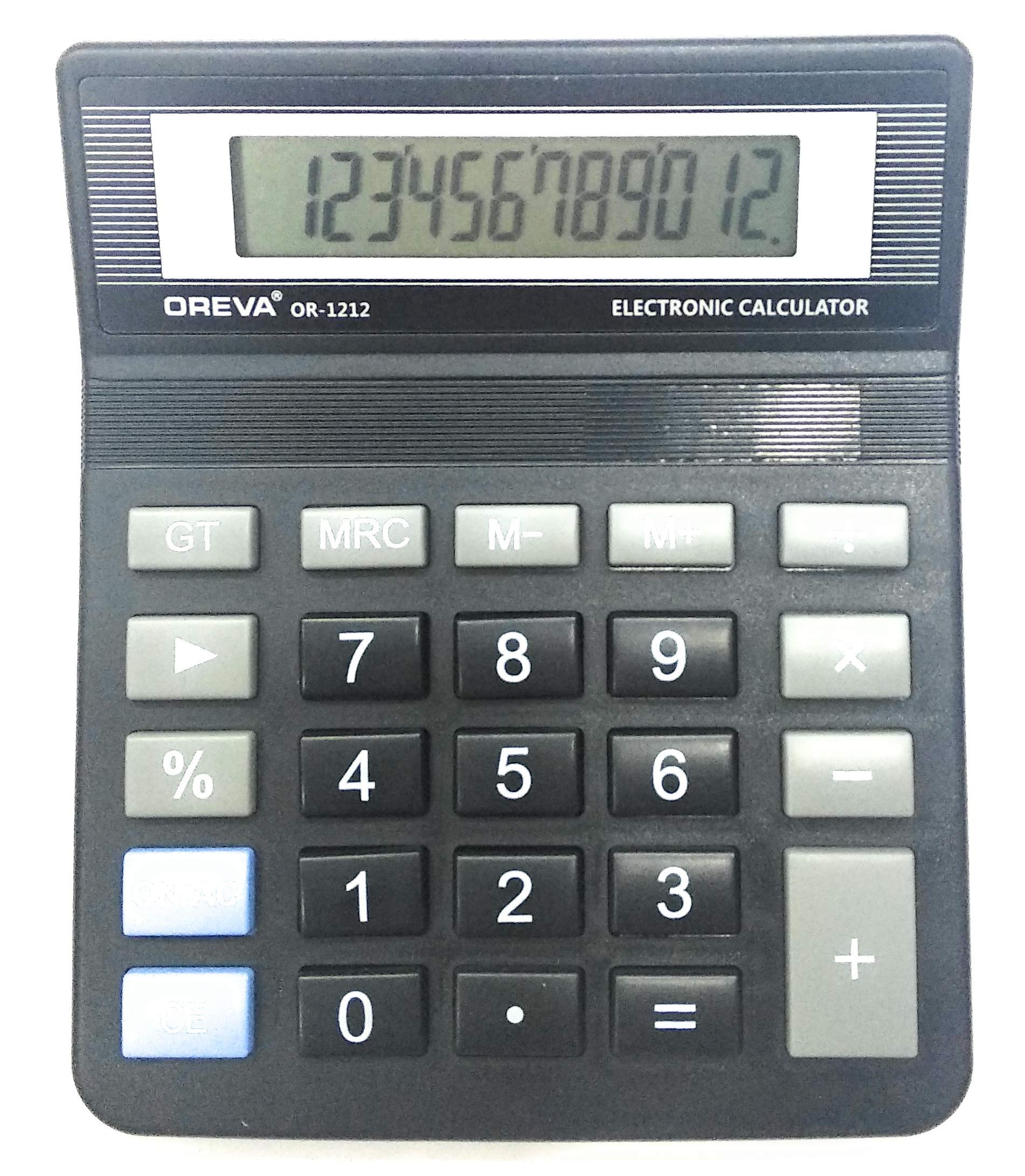 Oreva Calculator Basic OR 1212 - Battery : Amazon.in: Office Products