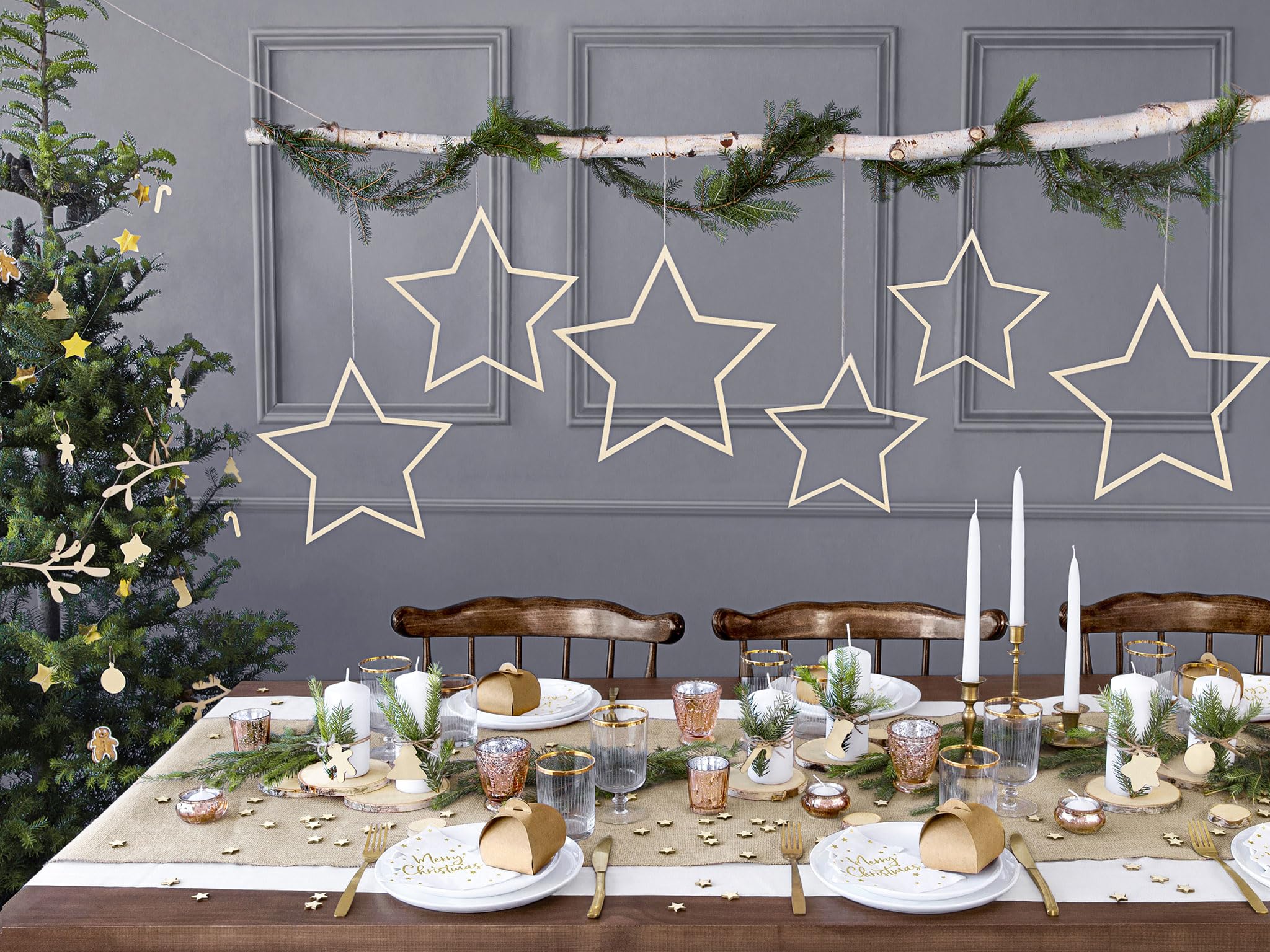 Weihnachtsservietten Mit Baum-Motiv - 2-lagig, 16 Stück, Mehrfarbig, Ideal Für Festliche Tafeln