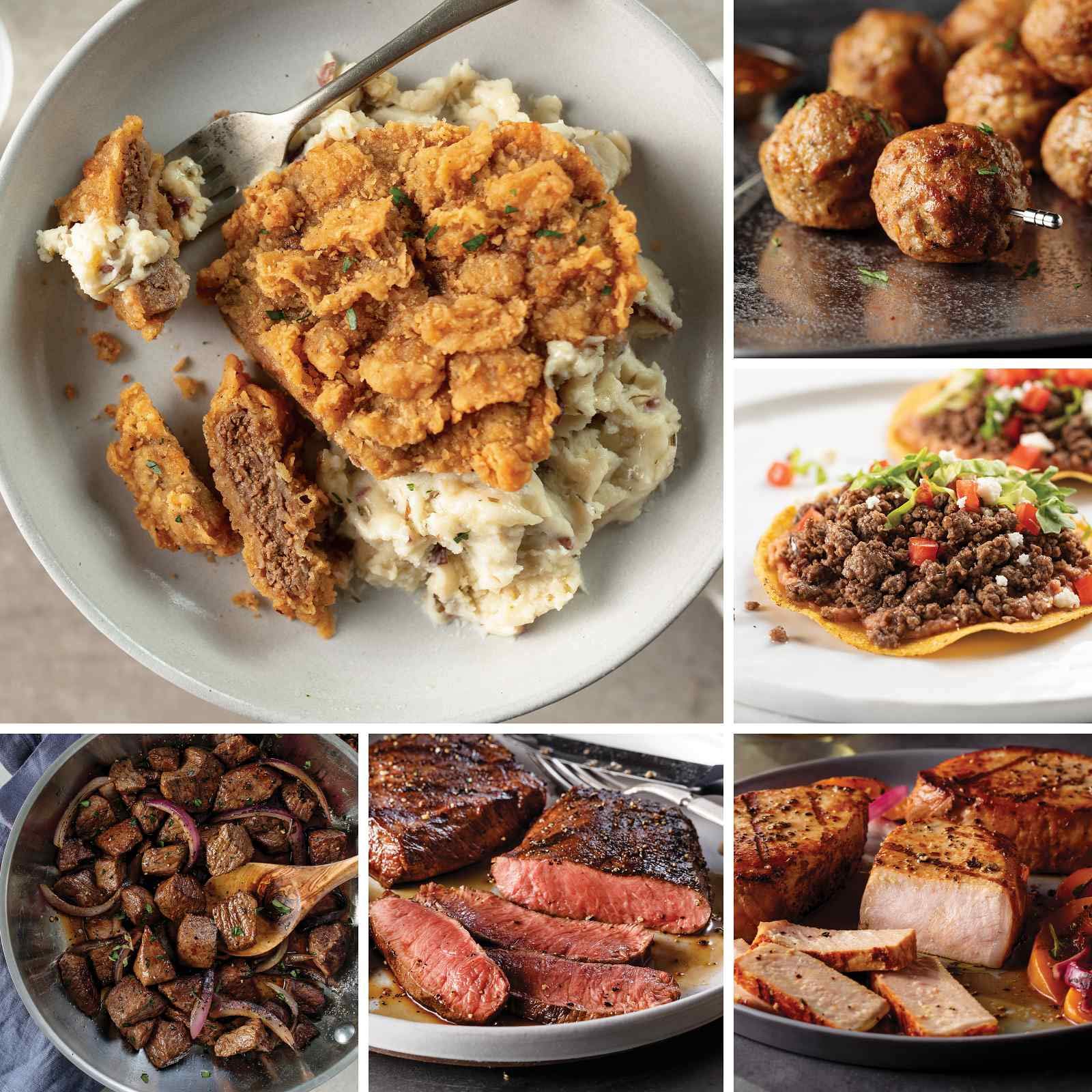 Buy Omaha Steaks Family Favorite Feast (Chicken Fried Steaks, Beef