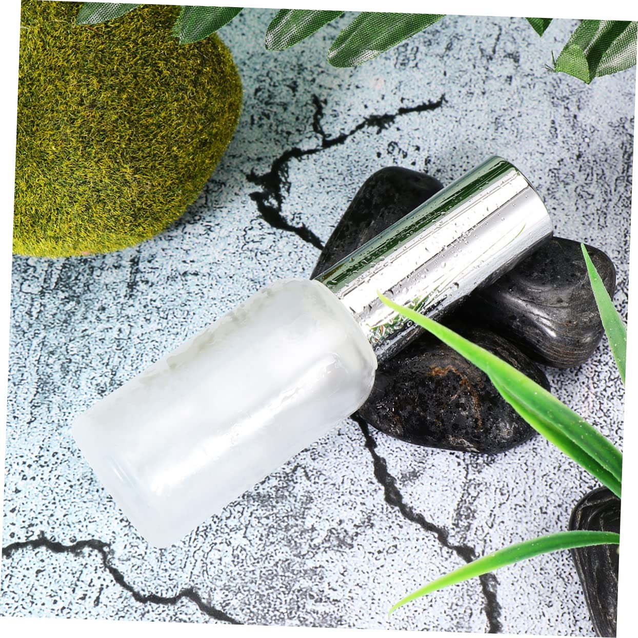 9 Stück Unterverpackungsflasche aus Glas für Ätherisches Öl 30 ml Sprühflasche mit Druckpumpe Weiß zum Nachfüllen