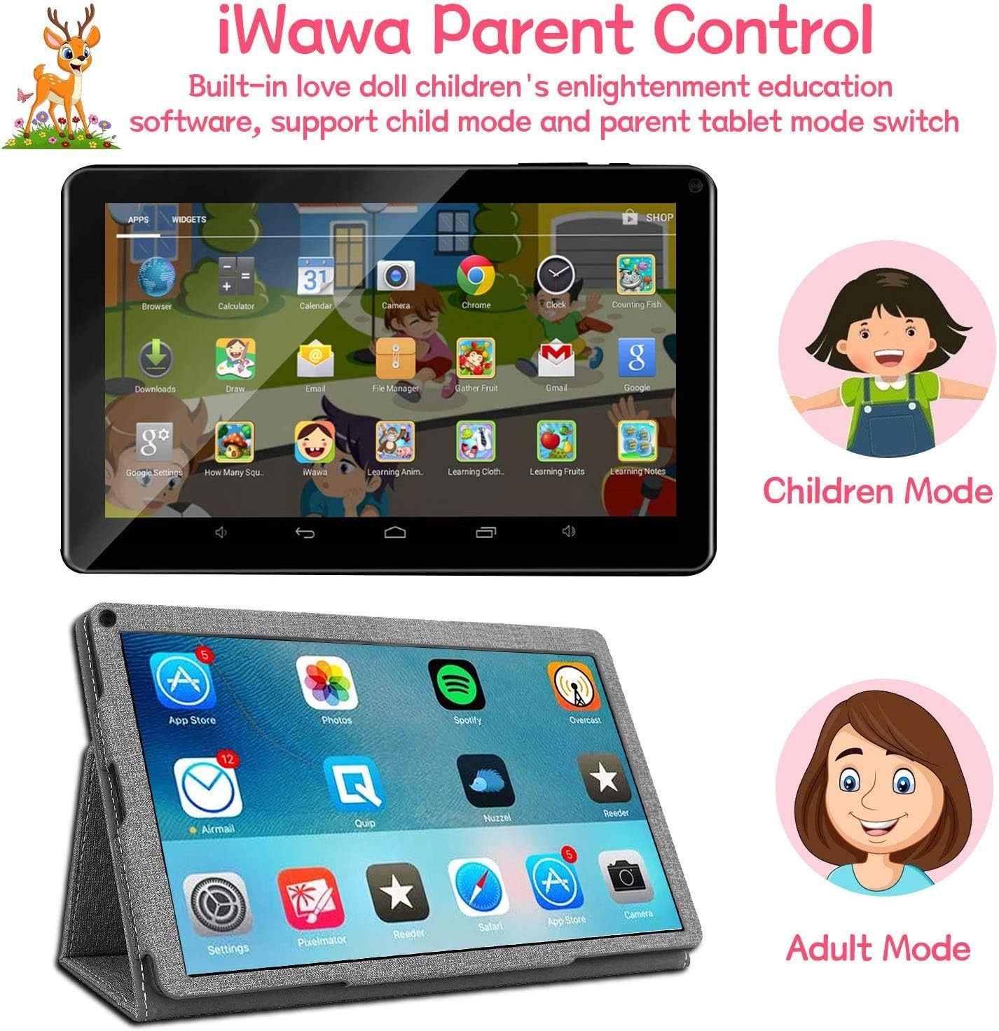 One-Day Sale: Up to 40% Off Tablet 9 Inch with WiFi, 3GB/32GB /128GB Expand Android 9.0 Pie 8MP 8000mAh Bluetooth GPS Tablets Supports Netflix YouTube Facebook, Google GMS Certified