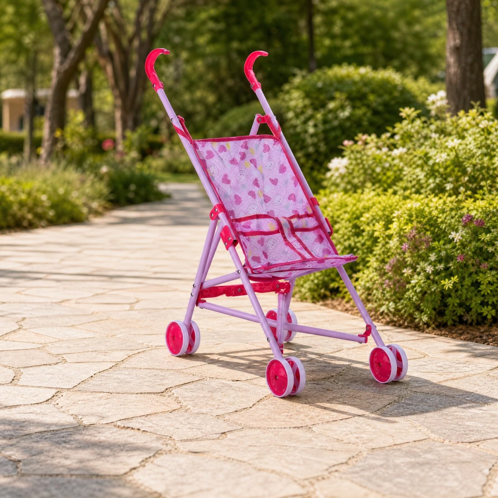 predolo Psste Ppée Cadre en Métal Pliable Psste Ppée Pliante Solide J pr Enfants, Poussette Bébé Hld17b