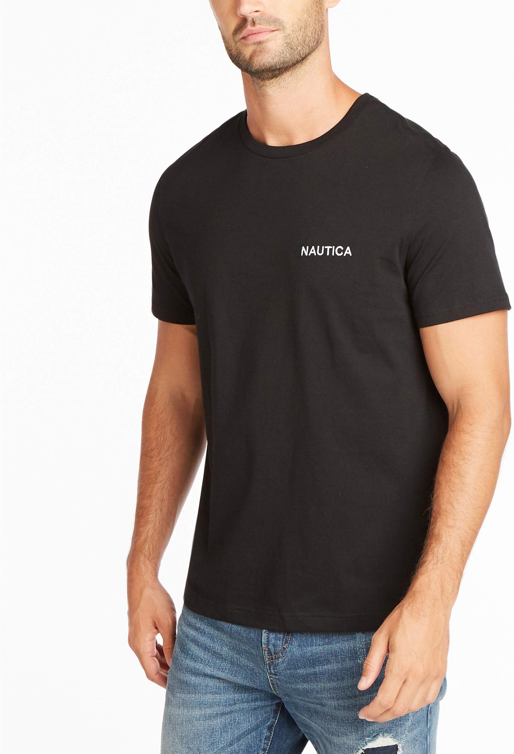 Nautica Short Sleeve Solid Crew Neck T-shirt Shirt