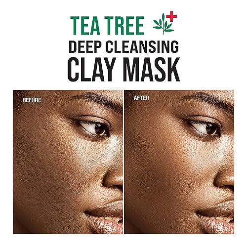 Miniatura 5 de Máscara de arcilla limpiadora profunda de árbol de té con cica, ácido salicílico y polvo de frijoles rojos, el cuidado de la piel coreano minimiza