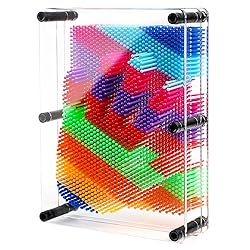 3D Pin Art Sensory Toys for Kids 5-7, Pin Art Board Impression Sensory Toys for Kids with Autism, Autism Gifts for Autistic Children Age 3, 4, 5, 6, 7, 8, 9, 10+ Years Old Boys Girls