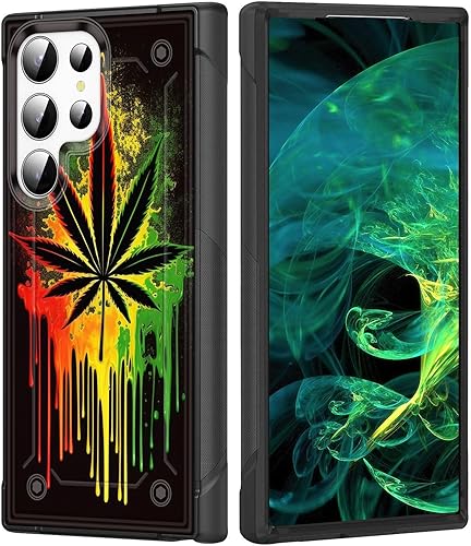 Miniatura 8 de wiaekosef Funda para Galaxy S23 FE, resistente de doble capa de policarbonato duro y silicona suave, resistente a prueba de golpes, funda protectora