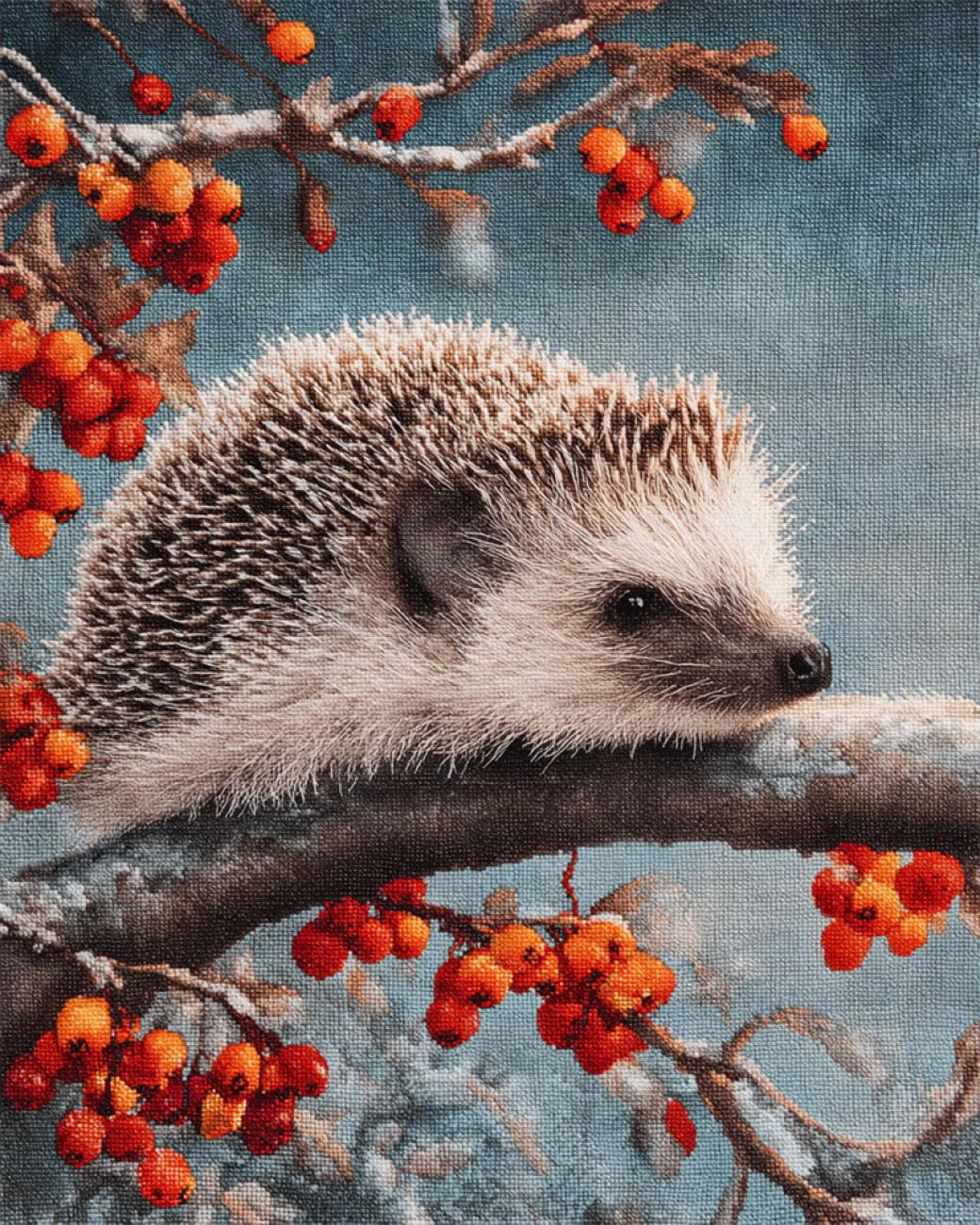 RKFLGEW DIY Embroidery Beads Set Fantasy Hedgehog 30x40cm