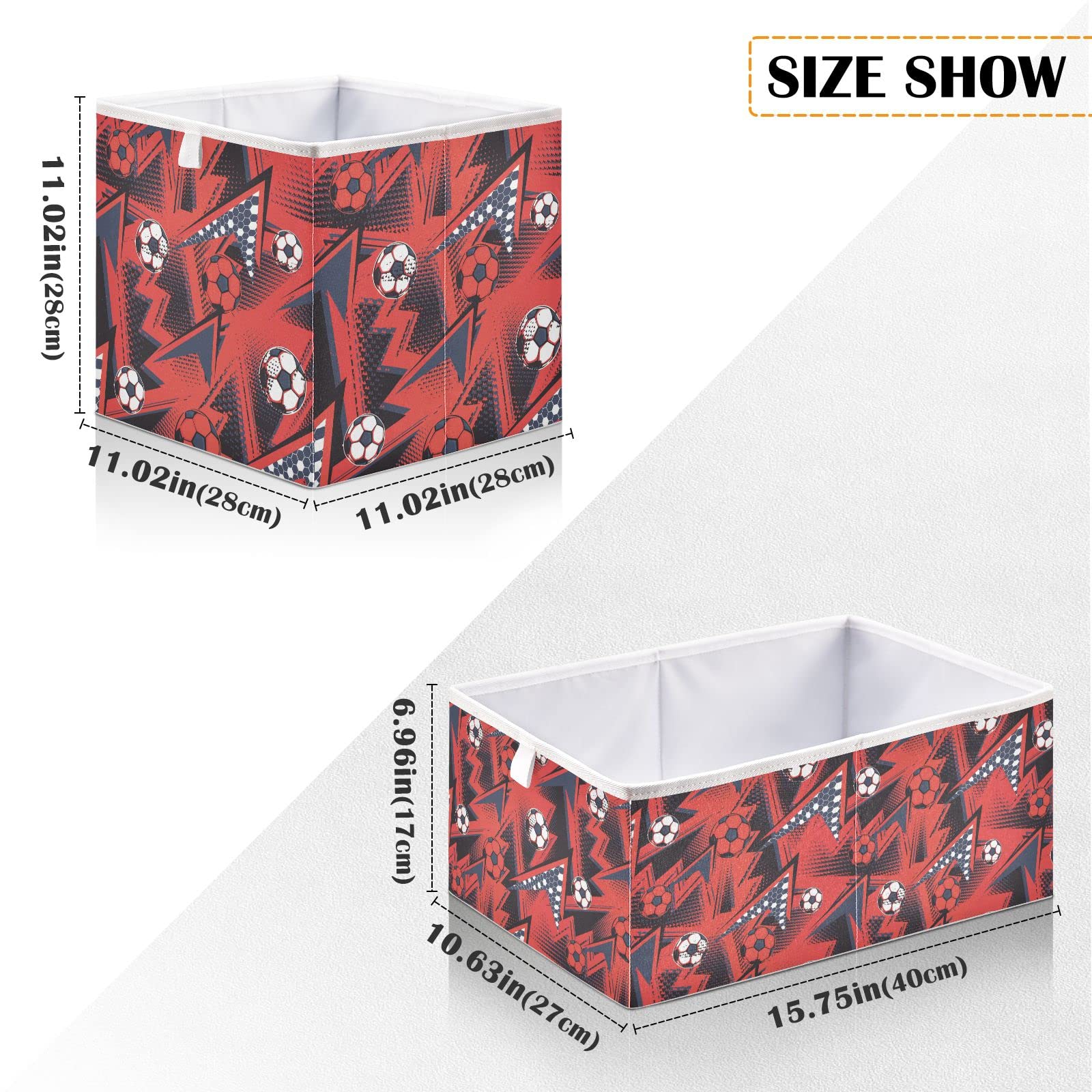 2 Faltbare Aufbewahrungskörbe Aus Stoff & Metall – 27,9x27,9x27,9 Cm, Braun, Für Regal & Speisekammer