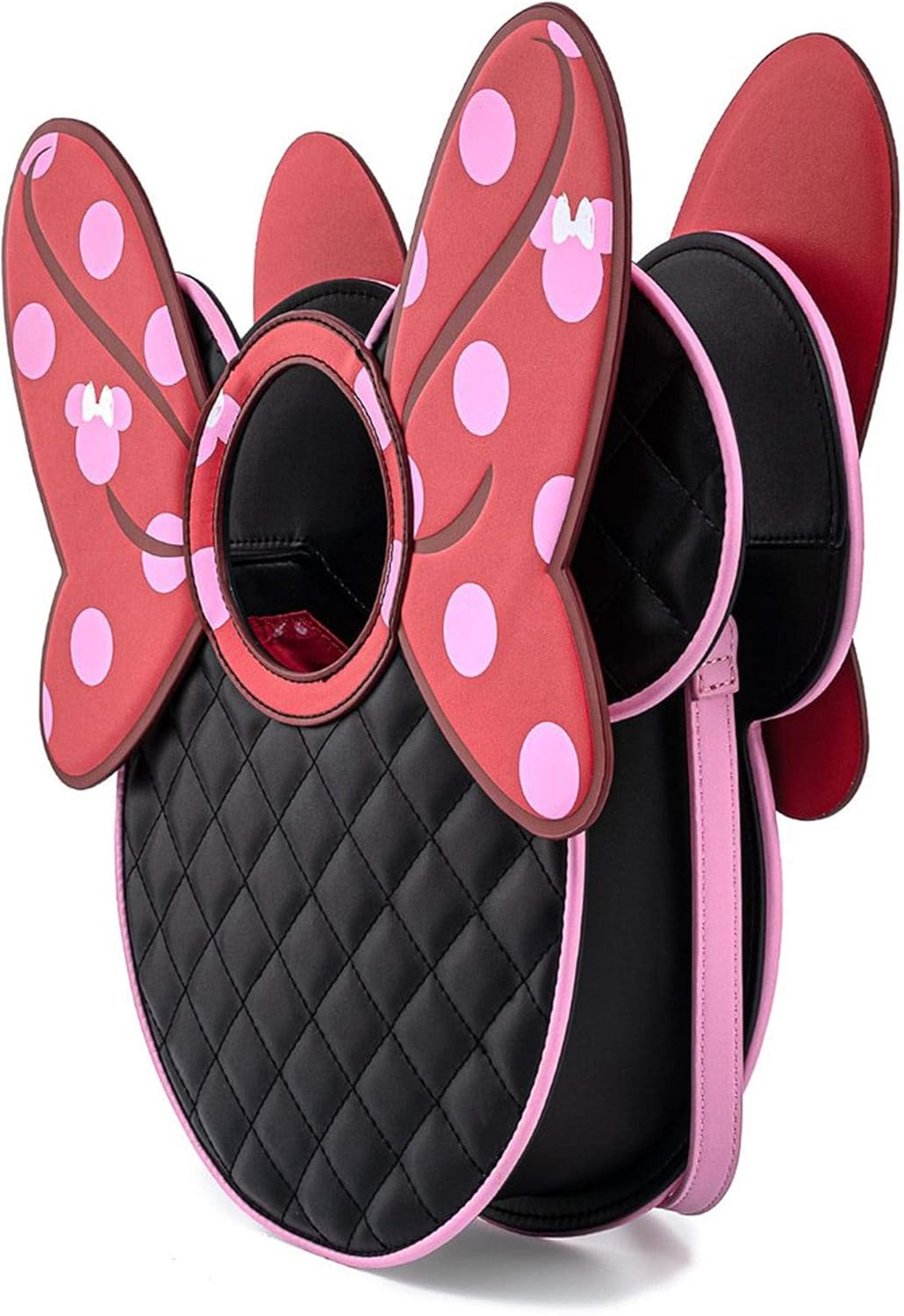 Loungefly X Disney Minnie Mouse Quilted Bow Head Crossbody