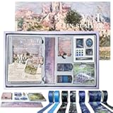 PANZIYU Charming Oil Painting DIY Journal Kit, Scrapbook Kit for Girls Ages 8-14,Journaling Art Crafts for Women, Scrapbooking Supplies,Stationary Set for Teens - Vetil in Summer