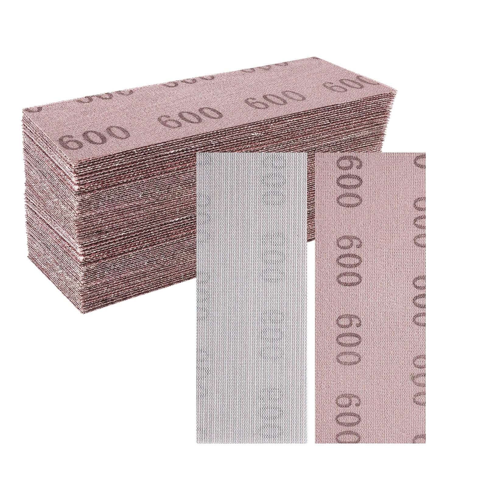 Sruhrak 50 Pcs Sanding Sheets 70 x 198 mm 600 Grit — image 1
