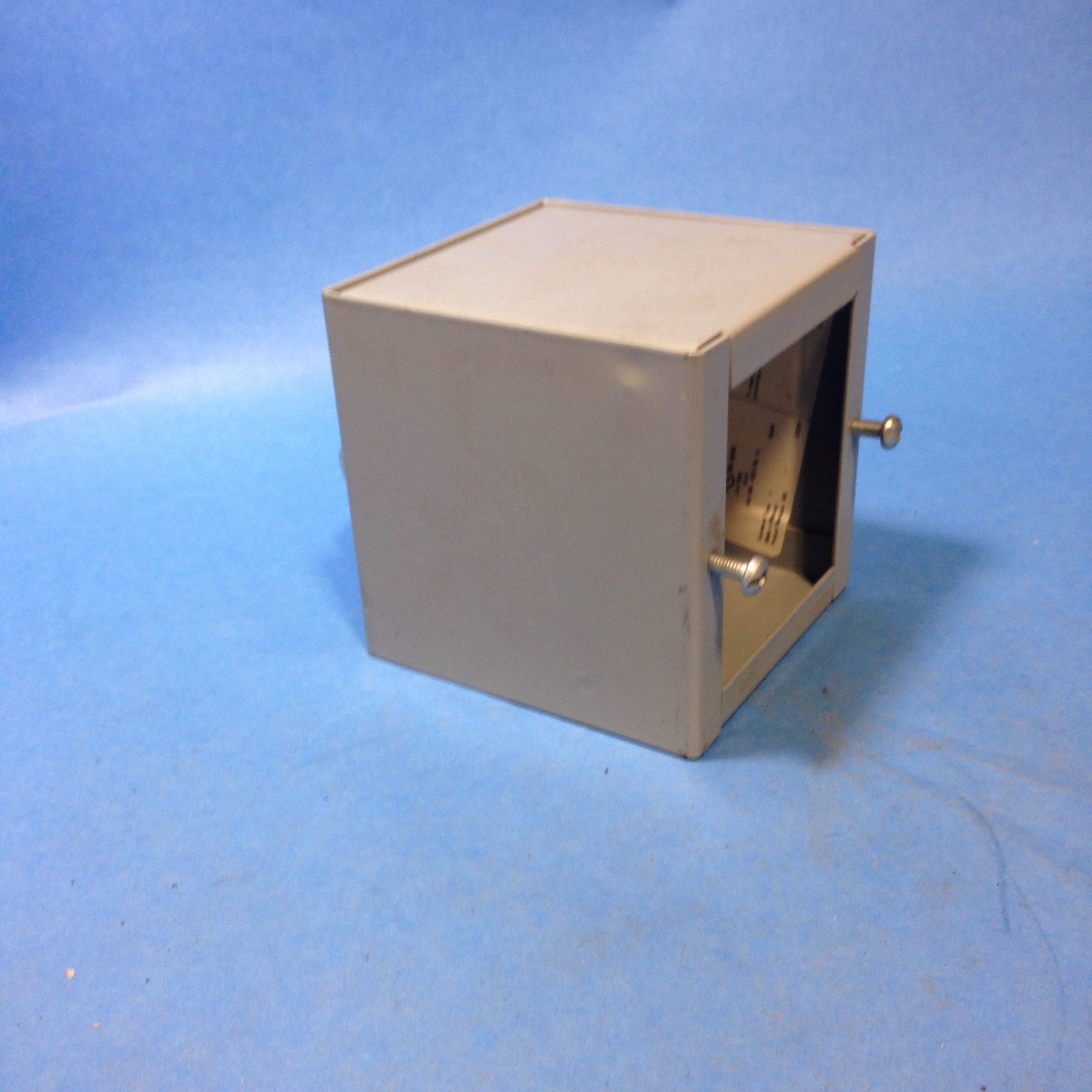 Hoffman ASE4X4X4NK Pull Box, Screw Cover, Steel, 4.00" x 4.00" x 4.00", Gray