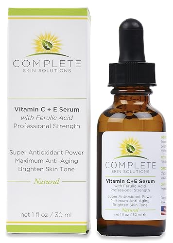 Miniatura 2 de Suero natural de vitamina C  E con ácido ferúlico e hialurónico 1 onza