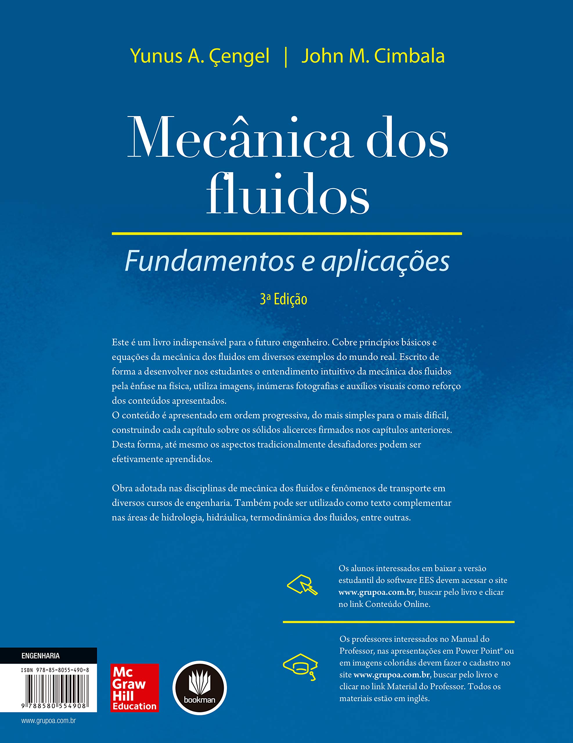 Mecânica dos Fluidos. Fundamentos e Aplicações (Em Portuguese do Brasil)