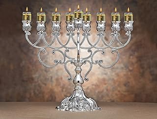 Studio Silversmiths Med Menorah Scroll