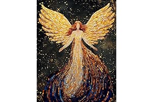 Angel Diamond Art: A Divine Masterpiece of Shimmering Beads