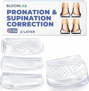 BloomLab Heel Wedge Insoles for Supination & Pronation