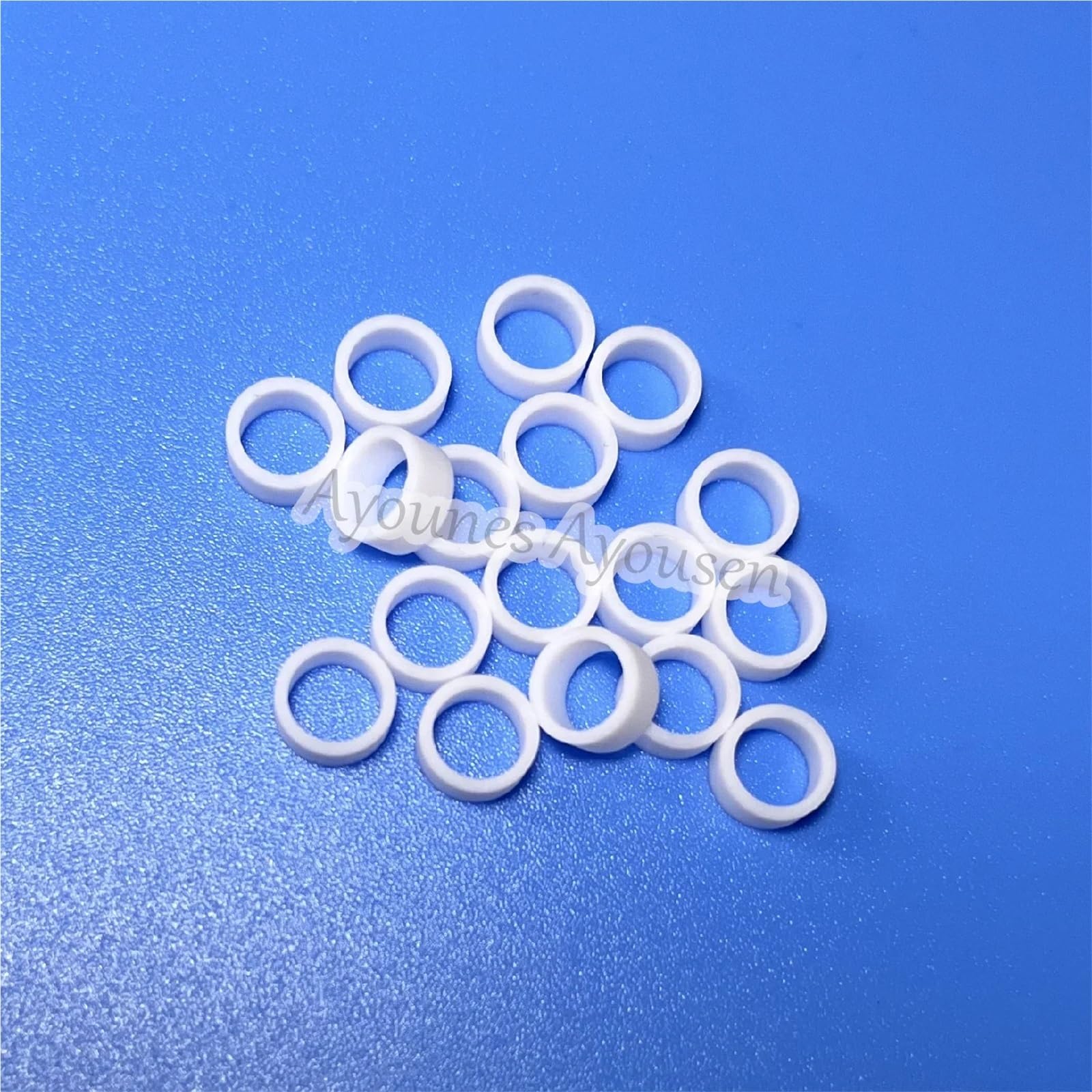 układ paliwowy 100 sztuk uszczelek PTFE do wtryskiwaczy paliwa GDI 7,8 * 6,1 * 3,4 mm AY-P3086