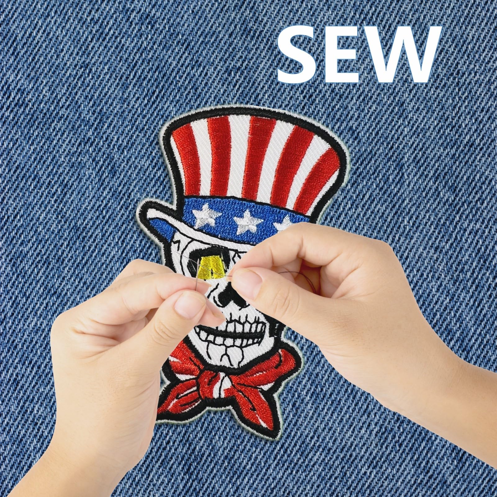 Parches bordados oscuros para planchar para ropa, parches de banda de rock para chaquetas, parches de costura fresca para mochilas, jeans, sombreros, accesorios de bricolaje (Dark3, 14 piezas)