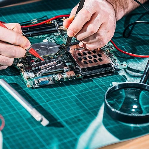 Miniatura 8 de KAIWEETS Pelacables autoajustable con kit de cables de prueba de electricista de silicona suave