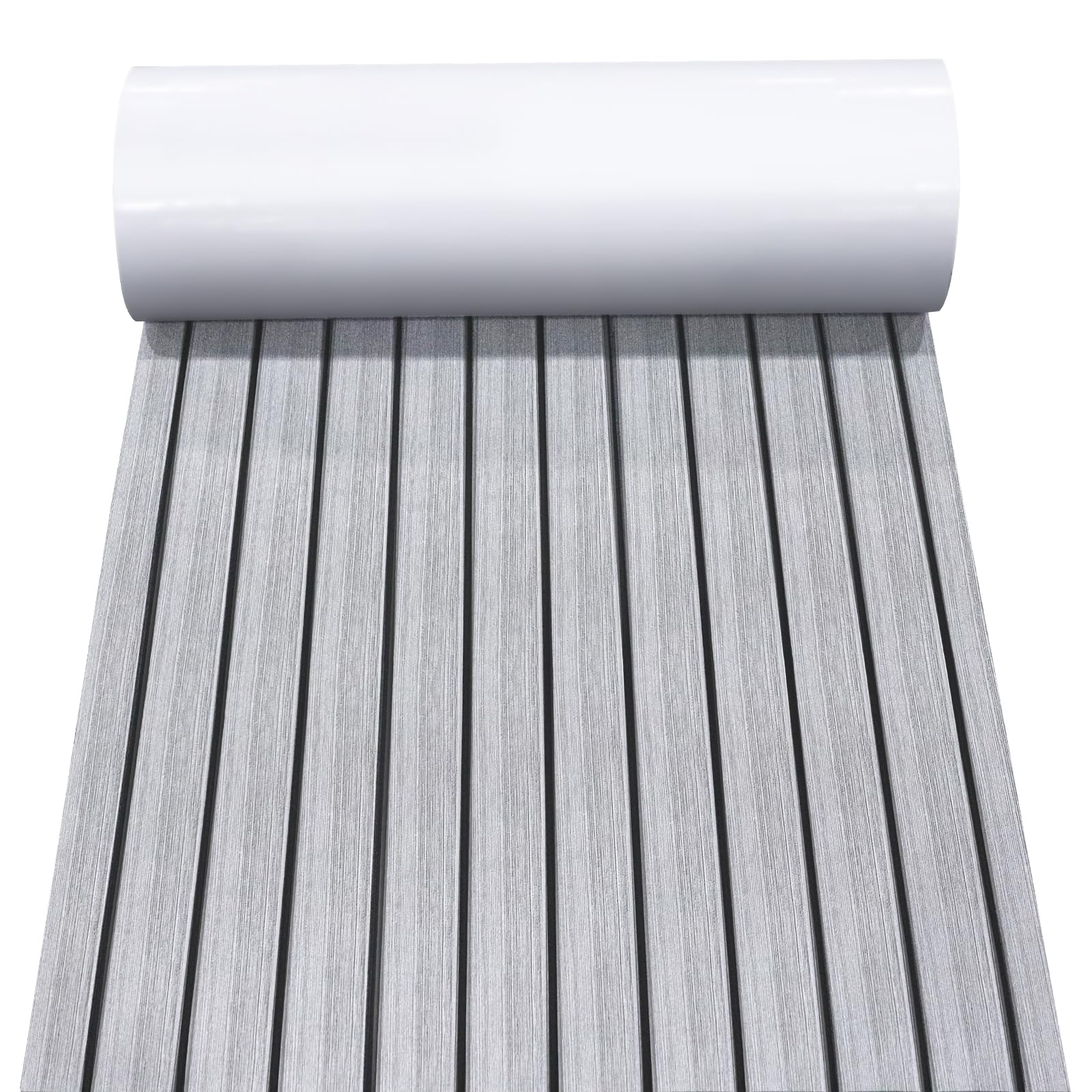 EVA Foam Boat Flooring with 3M Adhesive Backing Boat Decking Foam Self-Adhesive Sea Deck Boat Flooring 94.5"x47.2"/35.4",47.2"x16.1" EVA Foam Decking Sheet for Jon Boats Swim Platform RV Floor