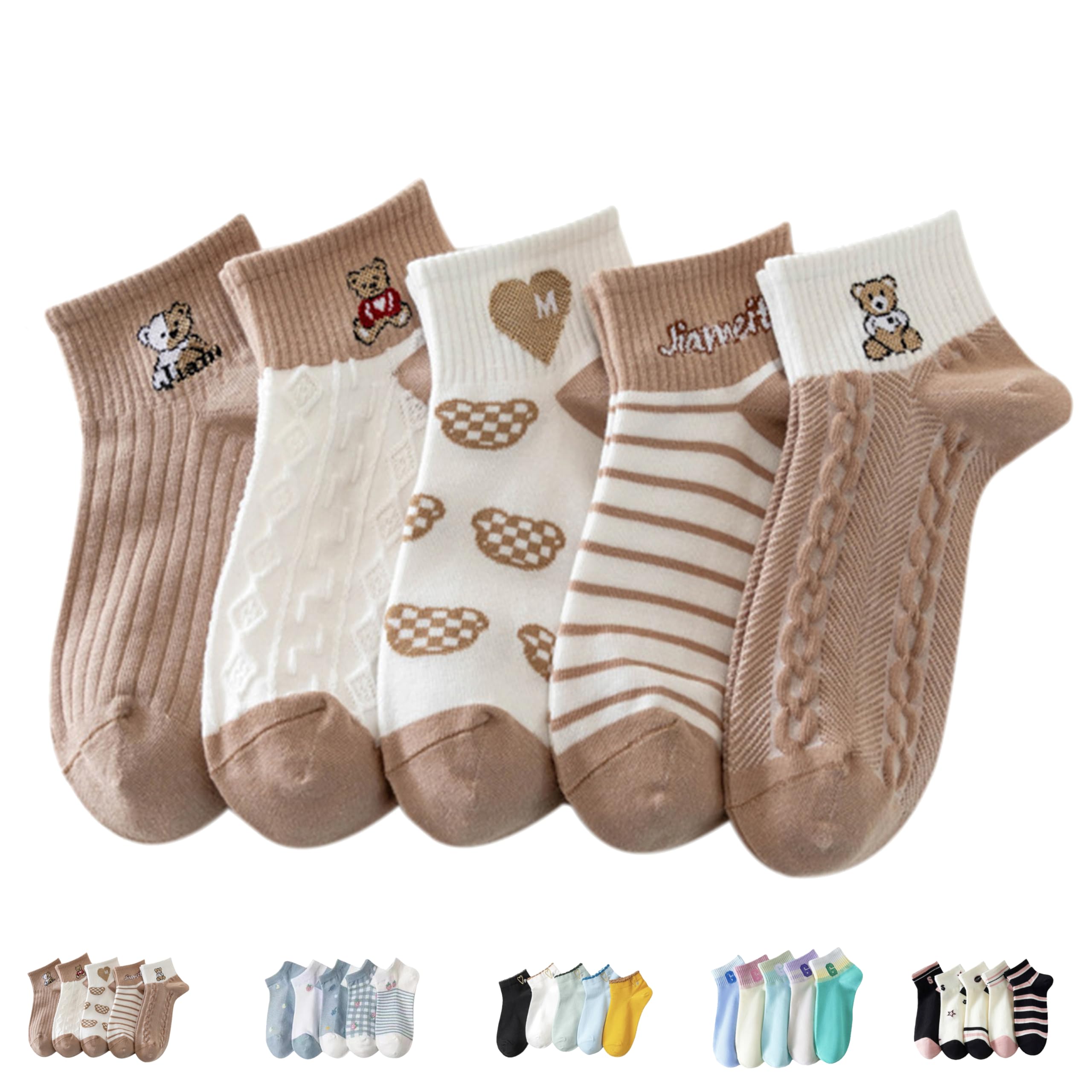 soxlife Women Korean Style Ankle Socks Odour Free Socks-picture-27