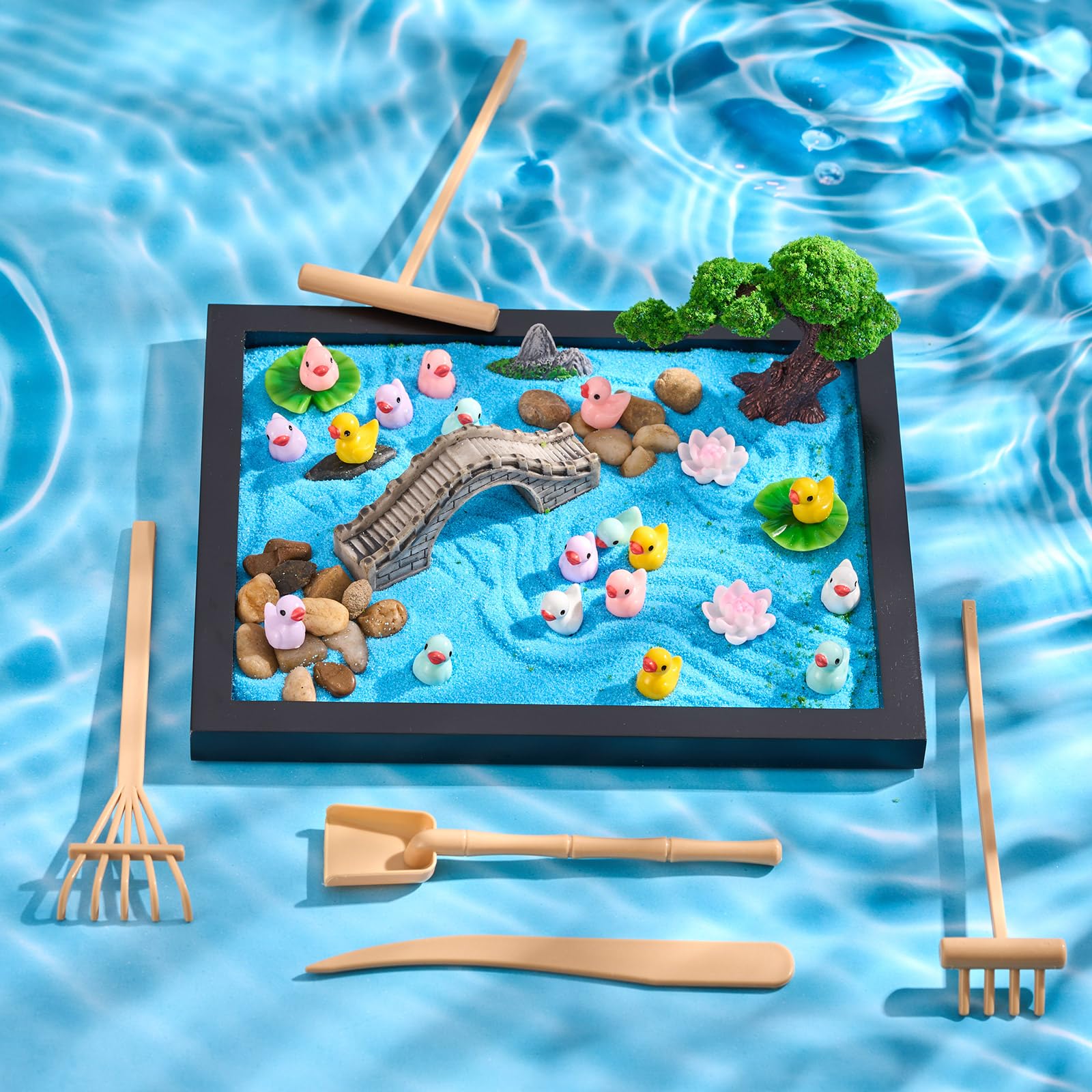Amazon.com: Soulchen Zen Garden Kit for Tbale Decor Christmas Sand