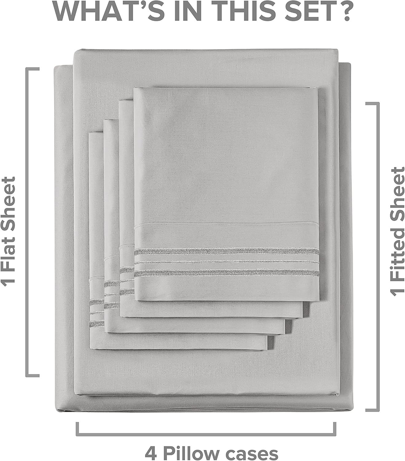 Extra Deep Pocket Sheets - 6 Piece Sheet Set - Queen Sheets Deep Pocket- Extra Deep Pocket Queen Sheets - Deep Fitted Sheet Set - Extra Deep Pocket Queen Size Sheets - Easily Fits Extra Deep Mattress : Home & Kitchen
