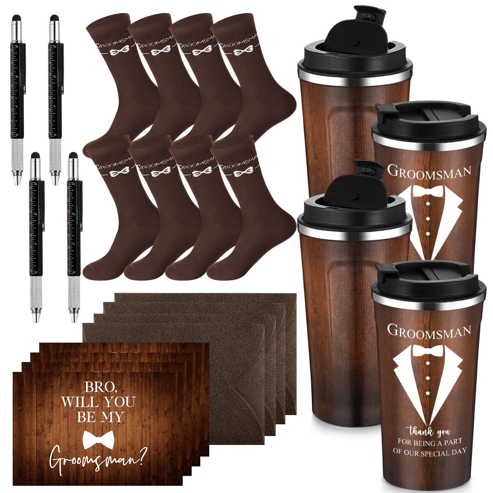 Groomsman mug gift set